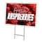 Signmission Fresh Raspberries Yard Sign & Stake outdoor plastic coroplast window, C-2436 Fresh Raspberries C-2436 Fresh Raspberries - alternate 1